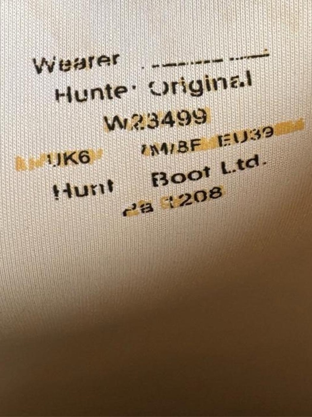 Hunter Tall Orange Rain Boots - Picture 8 of 13